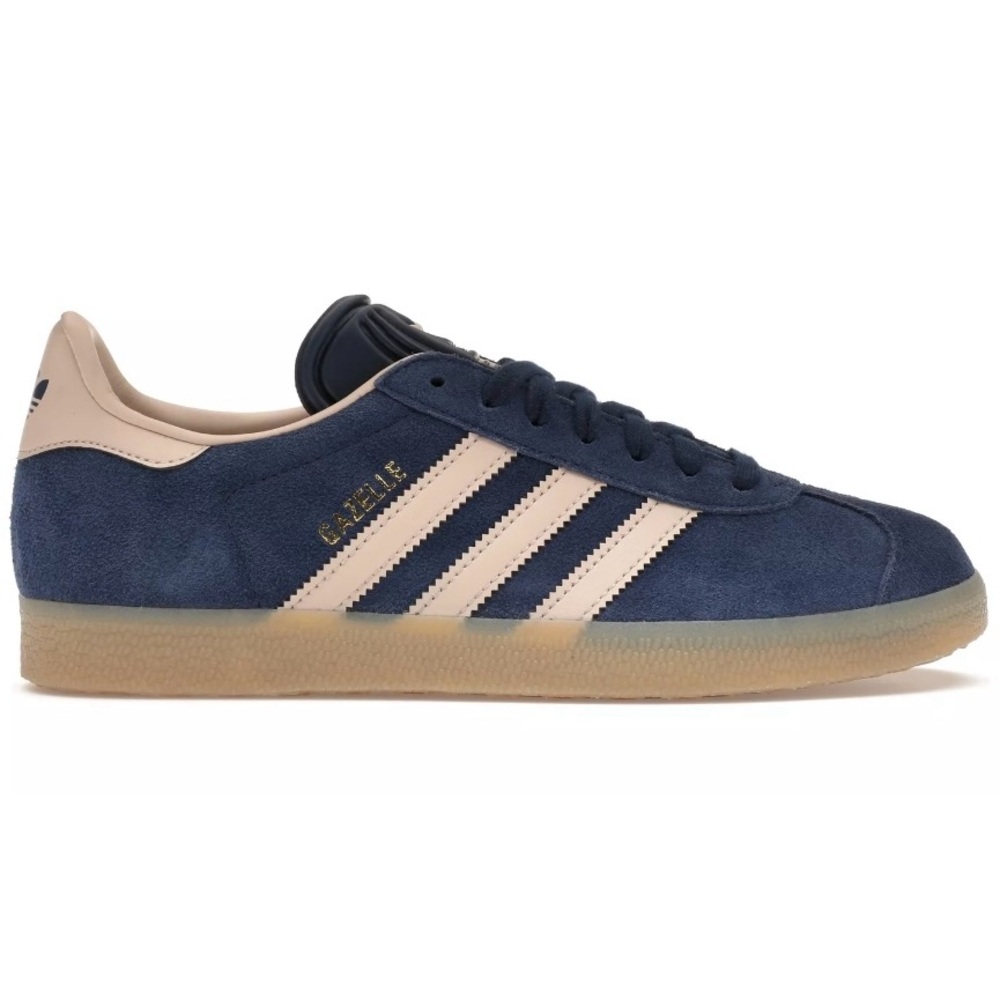 Adidas Gazelle Indigo/Wonder Taupe/Gum shoes men’s 6.5 women’s 8.5